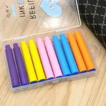 10 шт. синяя Рубиновая перьевая ручка чернила заправка конвертера насос 3,4 мм картриджи ручка заправка