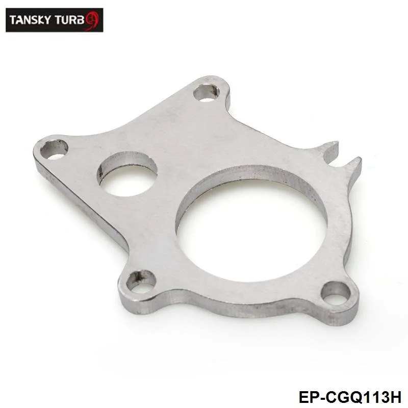 TANSKY - T3 T3/T4 (5 Bolts) Turbo Downpipe Flange 2.25" Stainless Steel w/ Wastegate Hole EP-CGQ113H