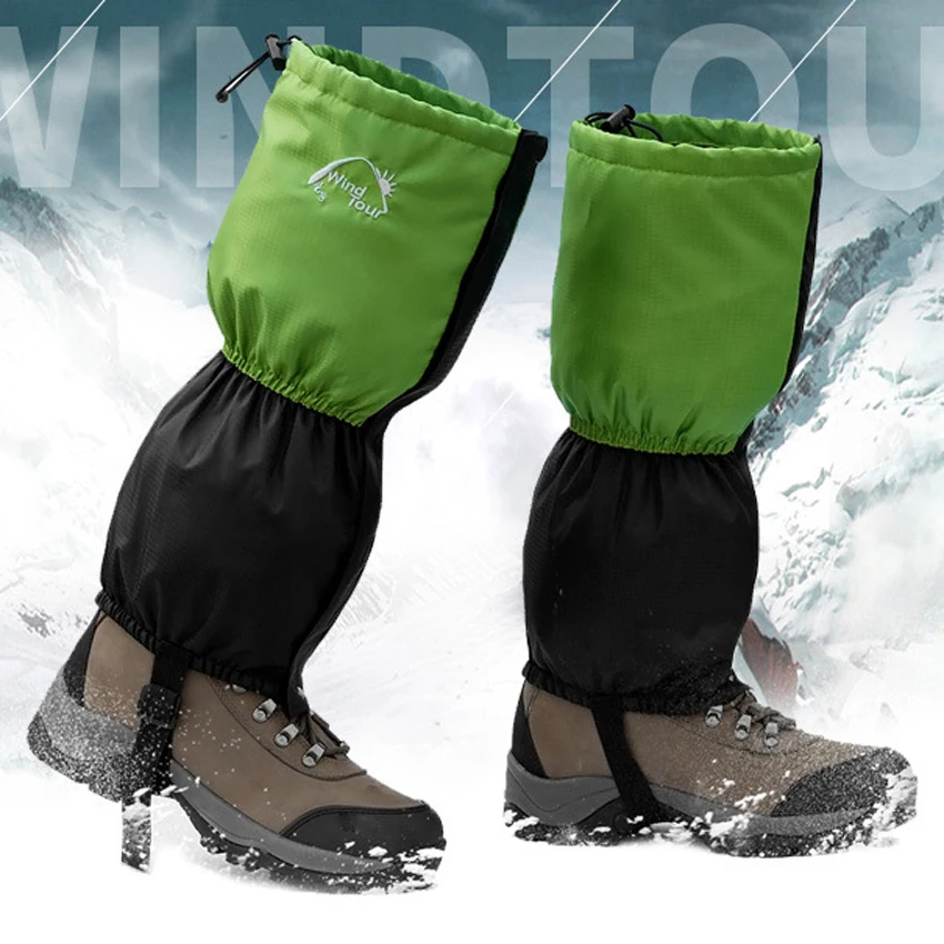 New Men's Women's Waterproof Fleece Snow Legging Gaiters Outdoor Sport