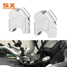 Мотоцикл Серебряный Руль Riser Up Backs двигается кронштейн комплект зажим для Benelli TRK 502 TRK502