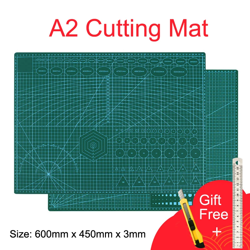 

PVC Non Slip Pad Double Printed Self Healing Cutting Mat Craft Quilting Scrapbooking Board Patchwork Fabric Paper Craft Tools