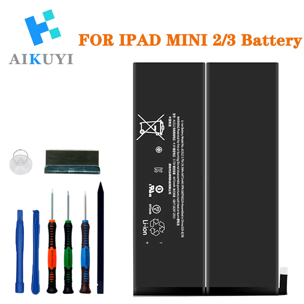 Сменная батарея для iPad Mini 2 (A1489 A1490 A1491) /Mini 3(A1599 A1600 A1601) полный комплект