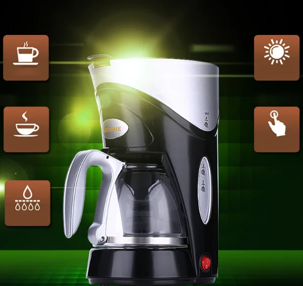 

Multi-function Drip American Machine Household Semi-automatic Coffee Machine Can Brew Tea Mini Coffee Maker TW1711