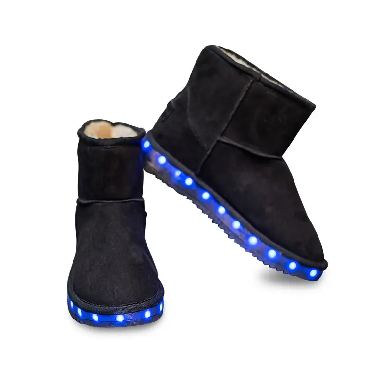 Newest Led Luminous Snow Boots Winter Led Light Boots for Boys and