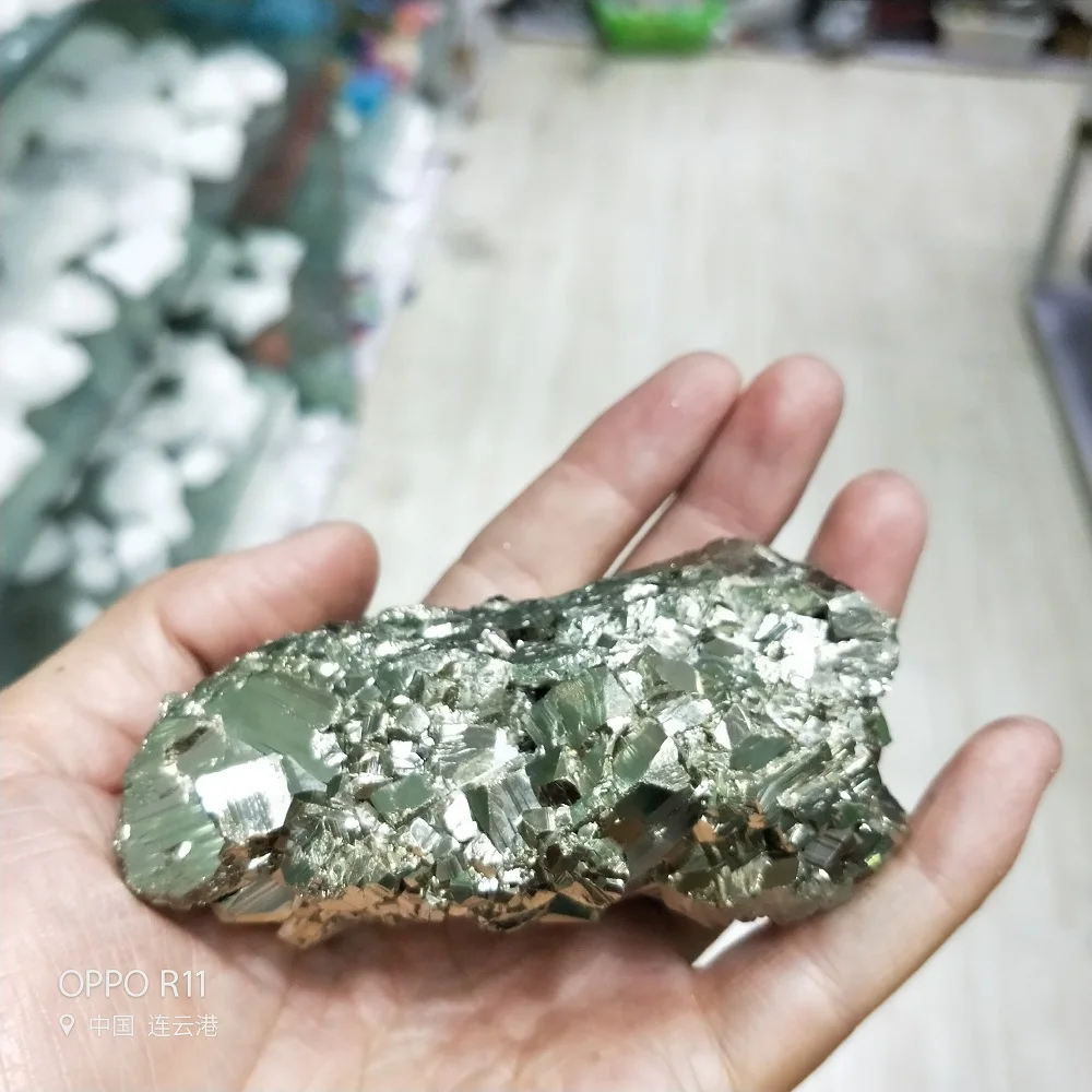 Природный кристалл каменный Пирит руды меди Ишихара Сфера каменные частицы образец натуральные камни и минералы Кристалл лов