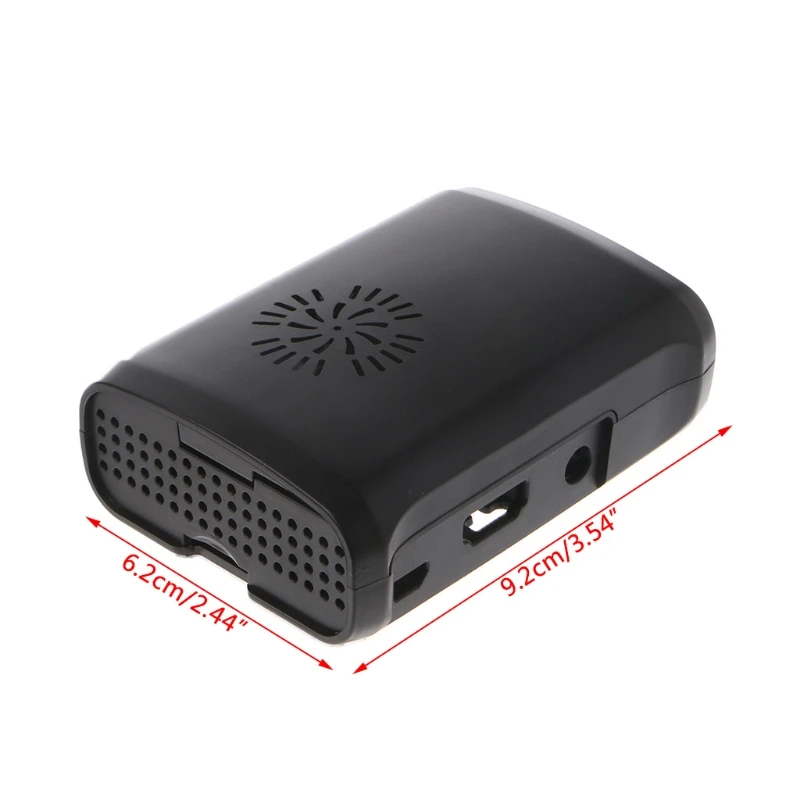 Pi коробка ABS чехол с модуль вентилятора для Raspberry Pi 3/2/b plus с 3pc теплоотвод