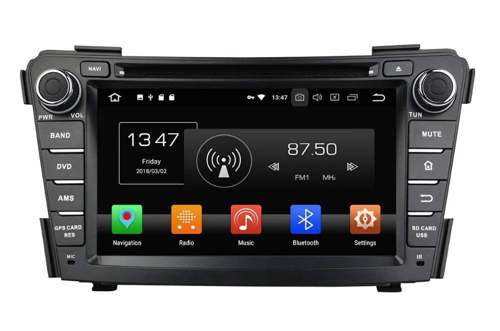 Excellent Octa Core PX5 4GB RAM+32GB ROM Android 9.0 Car DVD Player Radio GPS Navigation For Hyundai I40 2011 2012 2013 2014 2015 2016 1