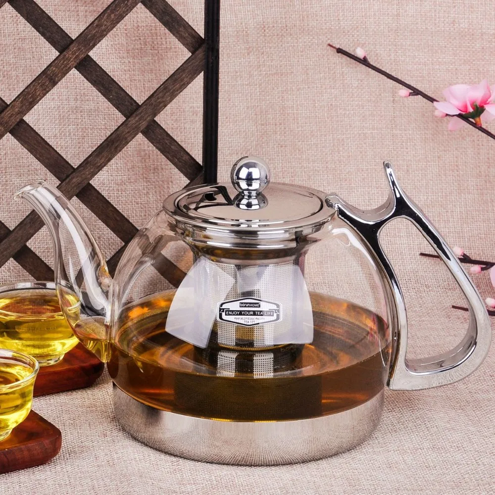 Classic Glass Teapot with Integrated Infuser - 800ml