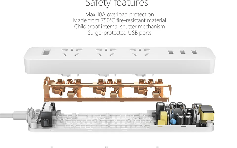 Xiao mi, силовая полоса, mi, умный дом, электроника, зарядка, 3 USB 2,0, интерфейс, удлинитель, штепсельная вилка/адаптер EU, UK, US, AU