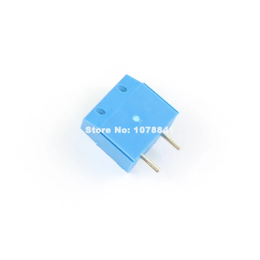 20 шт. в партии синий 5 мм Шаг 2 pin способ PCB винтовой клеммный блок разъем KF301 2P|connector