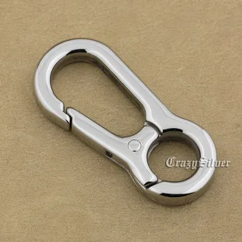 

316L Stainless Steel Huge Heavy Mens Biker Rocker Punk Clasp For KeyChian Wallet Chain 3P008