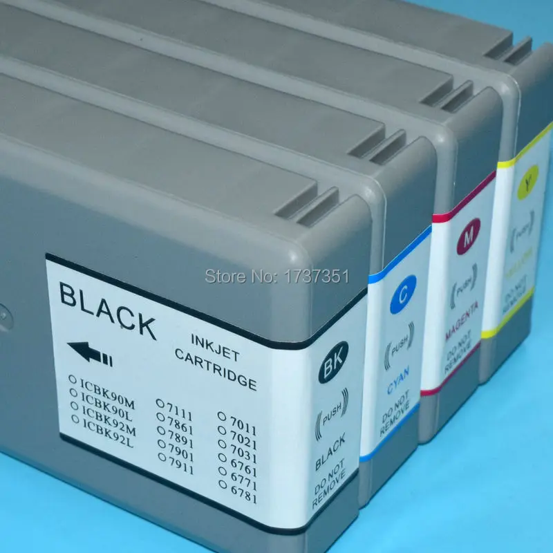 5 sets T7891 compatible ink cartridge with pigment ink for epson wf