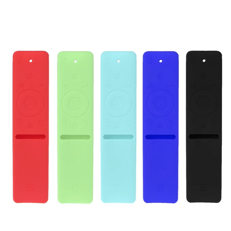 

OOTDTY New Silicone Case For Samsung Smart TV Voice Version Remote Control UA55KU6300J Protective Cover For Remote Control