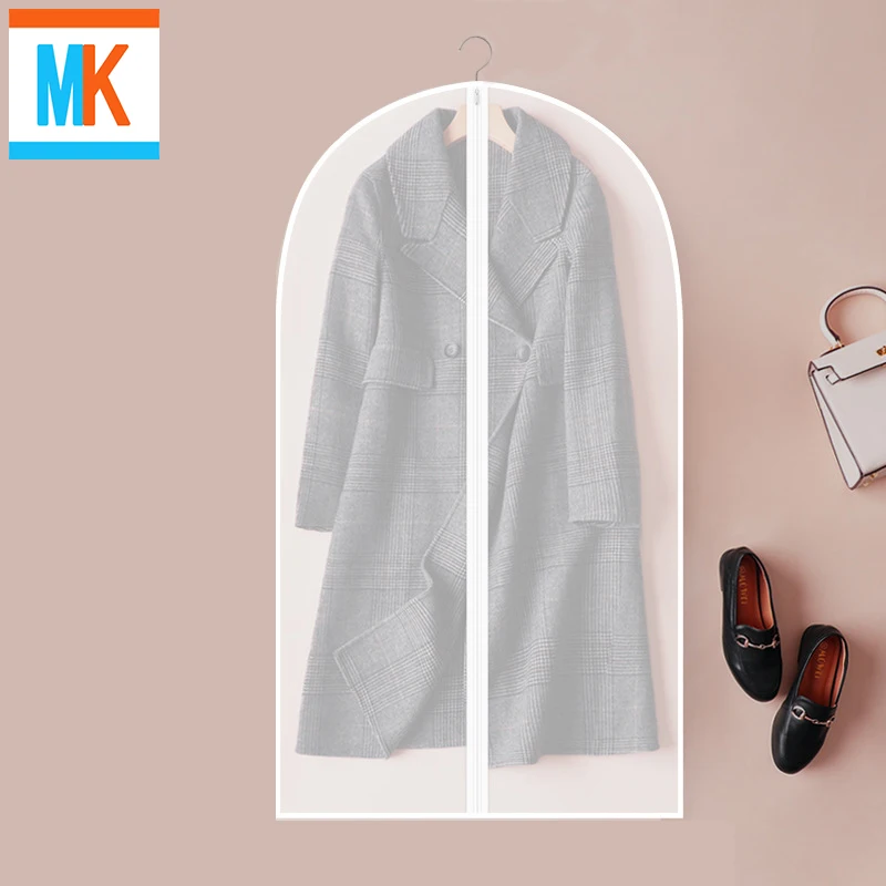 

Fur coat cover Storage Bags Cloth Hanging Garment Suit Coat Dust Cover Newest Hot dust cover fur coat storage bag cover