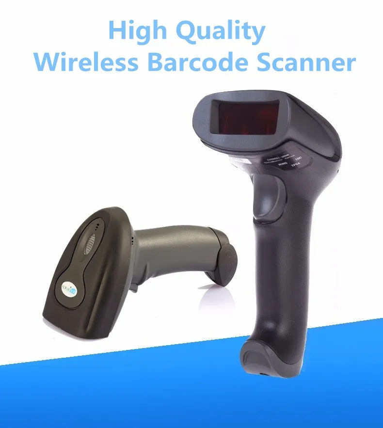 Leitor de Código de Barras do Varredor do Código de Barras do Laser Prendido para o ce de Windows 10m sem Fio do Varredor do Código de Barras Nteumm Laser - Blueskysea Gr15 do 2.4g 7 Cheap Scanners
