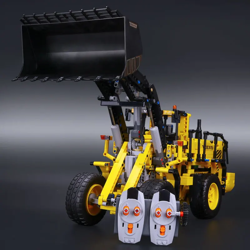 DHL 20006 Technic серии Volvo L350F модель колесного погрузчика Набор строительных блоков Кирпичи совместимы с 42030 детская игрушка обучающий подарок