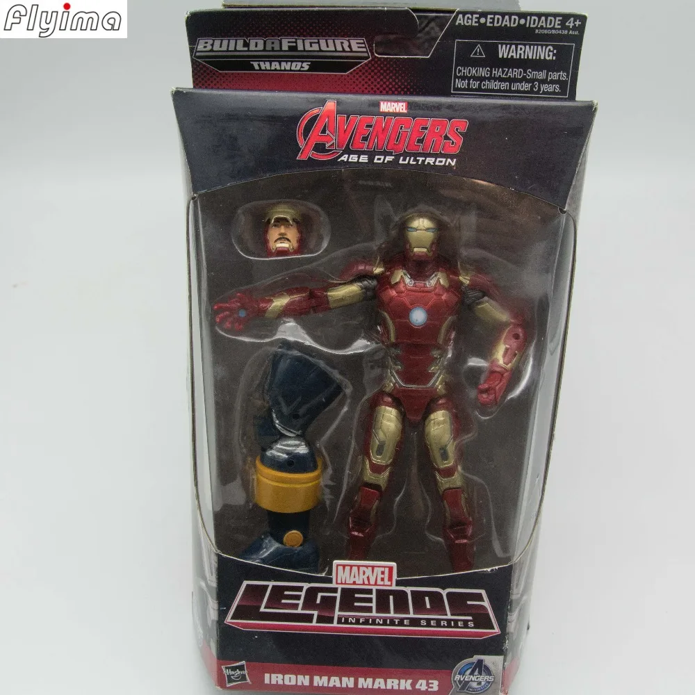 Marvel Legends Iron Man Mark 43 Thanos Build-a-Figure Avengers 6/" AGE ULTRON NEUF