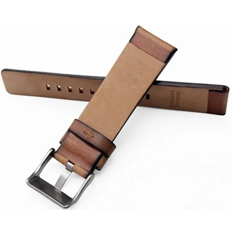 Ремешок для часов из телячьей кожи 24 мм в стиле ретро|bracelet 24mm|band braceletwatch strap |
