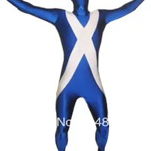 Флаг Шотландии концептуальные лайкра спандекс Зентаи костюм