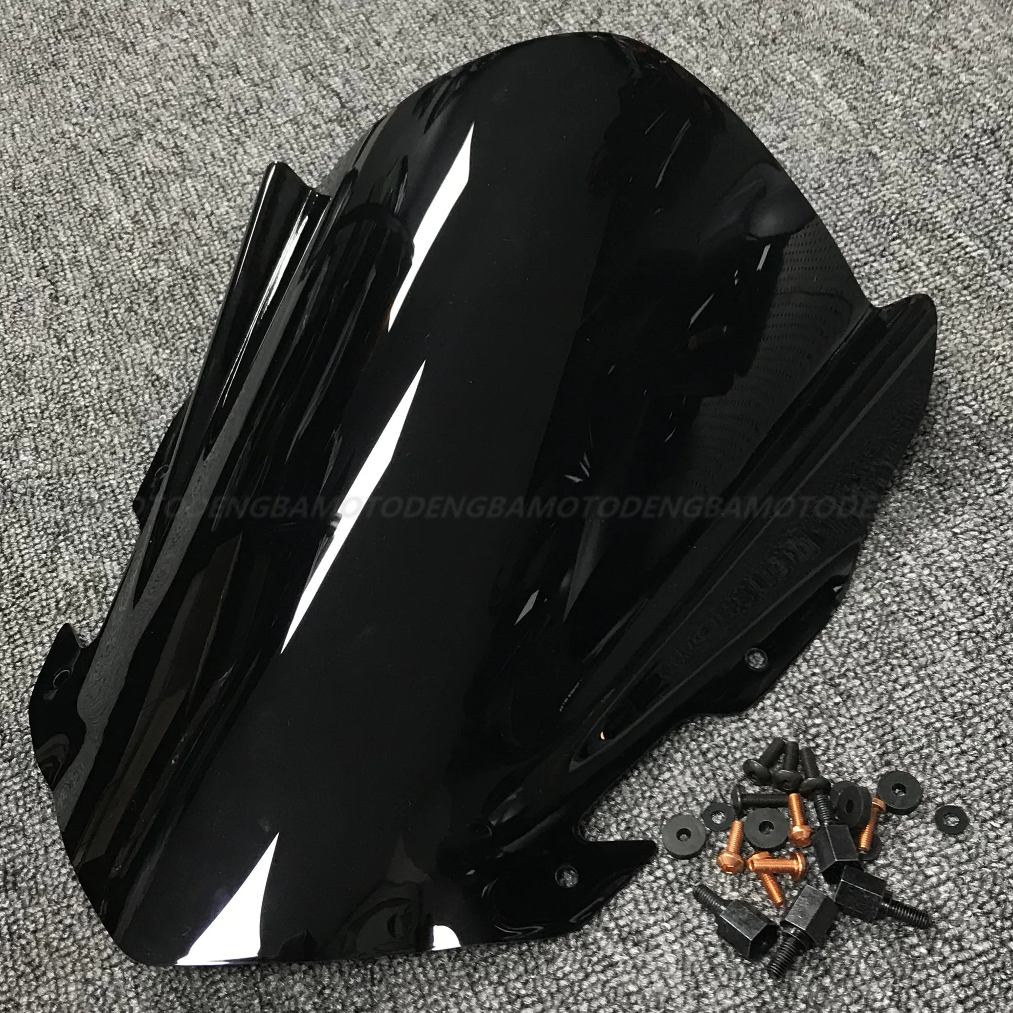 Motorcycle Windscreen Windshield Wind Deflector For KTM RC125 RC250 RC390 2014 2015 2016 2017 2018 Double Bubble - KTM - Racext 19