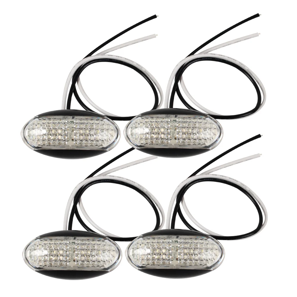 4 Colors Waterproof Car Side Marker Lights 10 30V Piranha LED Truck Clearance Lamp Bulb Auto
