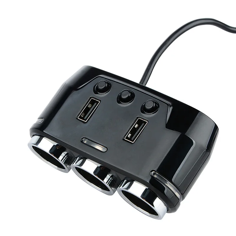3 способа Мульти Розетка для автомобильного прикуривателя сплиттер двойной USB