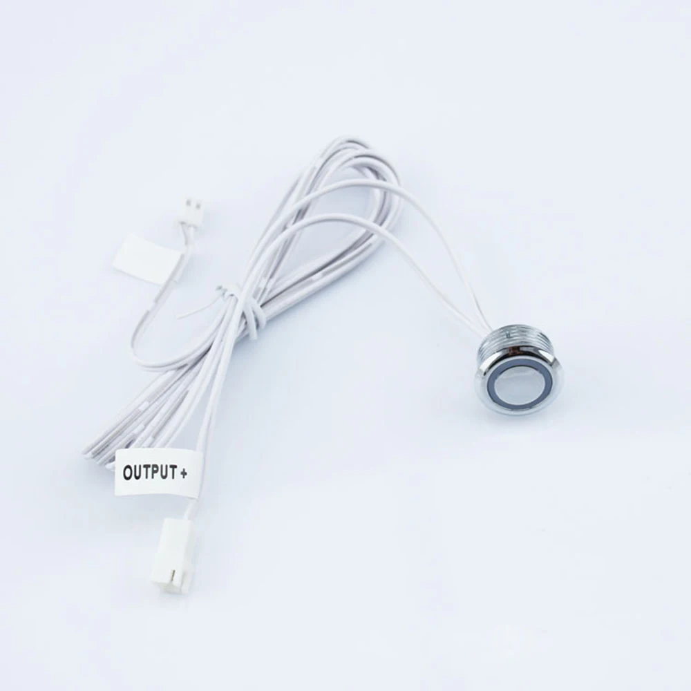 DC12V Mini Touch Dimmable LED Lamp Strip Closet Sensor Switch W//Blue Light USA