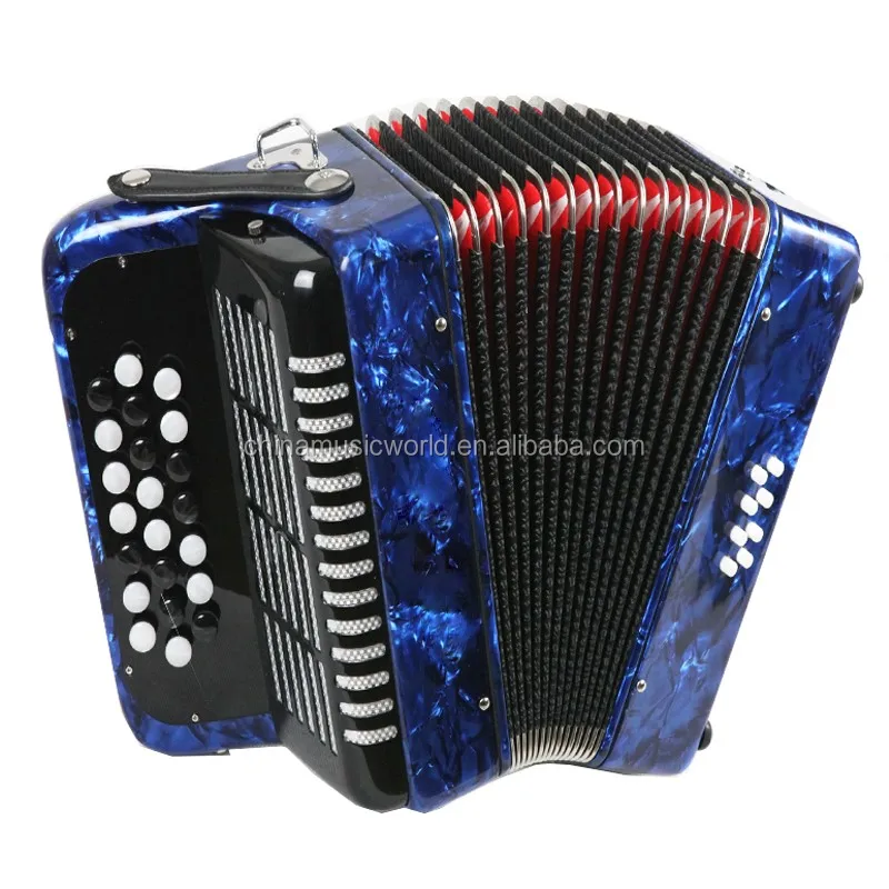 Afanti Music 22keys 8Bass Children Piano Accordion AFA-20 dark blue color