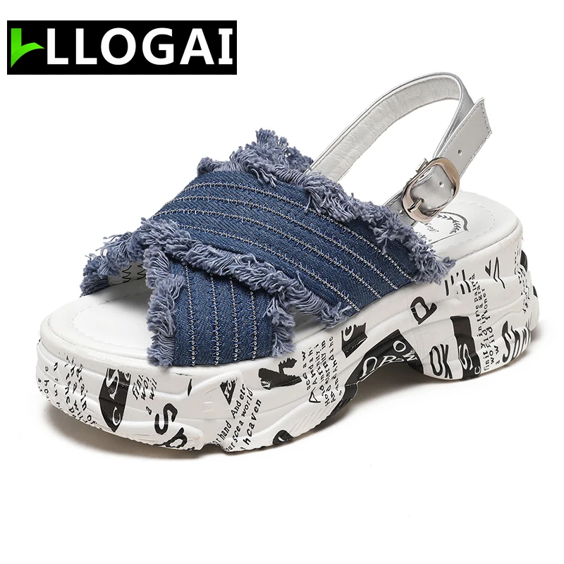 

Sexy Peep Toe Slingback Beach Shoes Wedge Cloth Hollow Out Sandals Women Shoes Heels Outdoor Platform Shoes Summer Shoes Woman