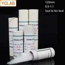 YCLAB-tubo de cristal de muestra de punto de fusión estándar capilar, 500 Uds., equipo de sellado sin sello (regalo a cabezal de látex rojo)