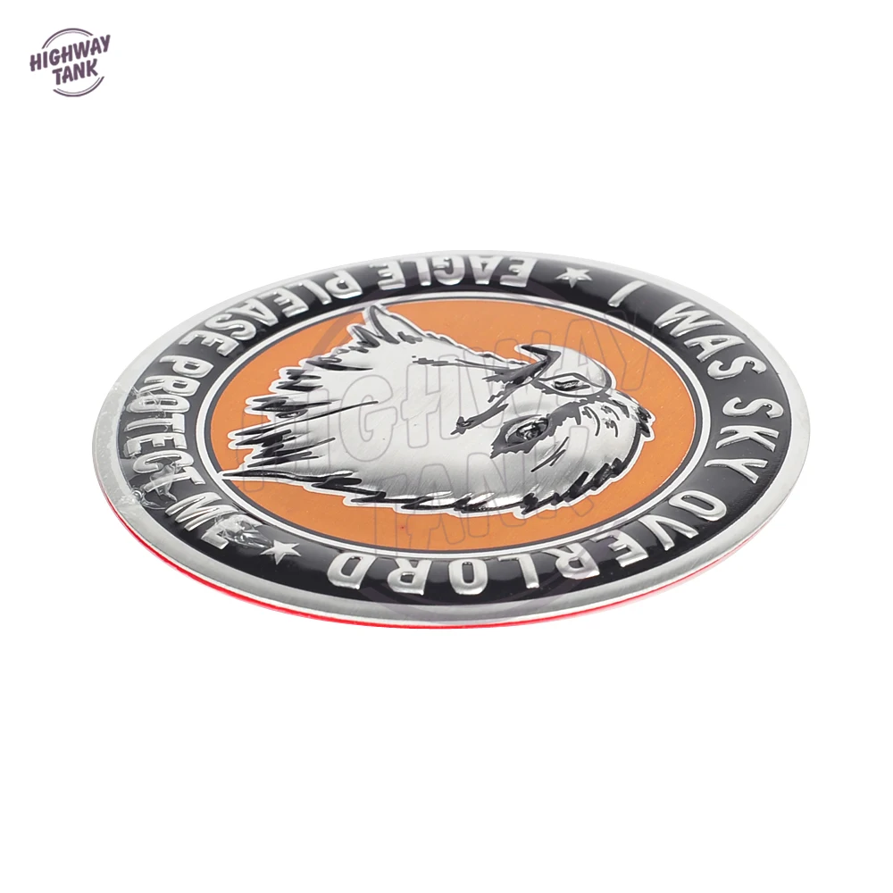 Эмблема Тотем Орел для стайлинга автомобиля 3D алюминиевая матовая наклейка