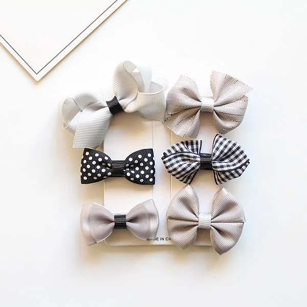 

1 Set Cute Bowknot Hairpin Girls Kids Hair Clips Bows Pin Accessories For Children Barrette Hairgrip Hairclip Headdress Headwear