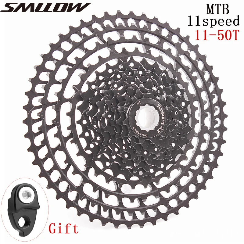 SUNSHINE-SZ MTB 11 скоростей SLR кассета 11-50T 11s широкоугольный Сверхлегкий CNC Freewheel Запчасти для горного велосипеда для X 9000