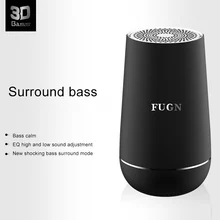 

BINYEAE Bluetooth Speaker TF USB FM Portable Music Loudspeakers Overweight Subwoofer Wireless Speaker Car Mounted Inserting Card