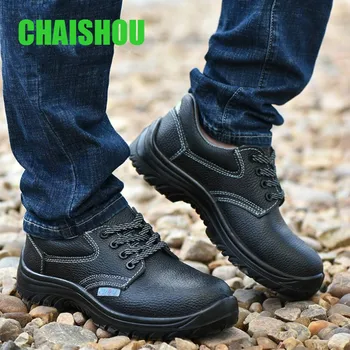 

shoes men Work shoes boots Genuine Leather Breathable Insulation 6 kV Electrician shoes Multifunction Protection Footwear CS402