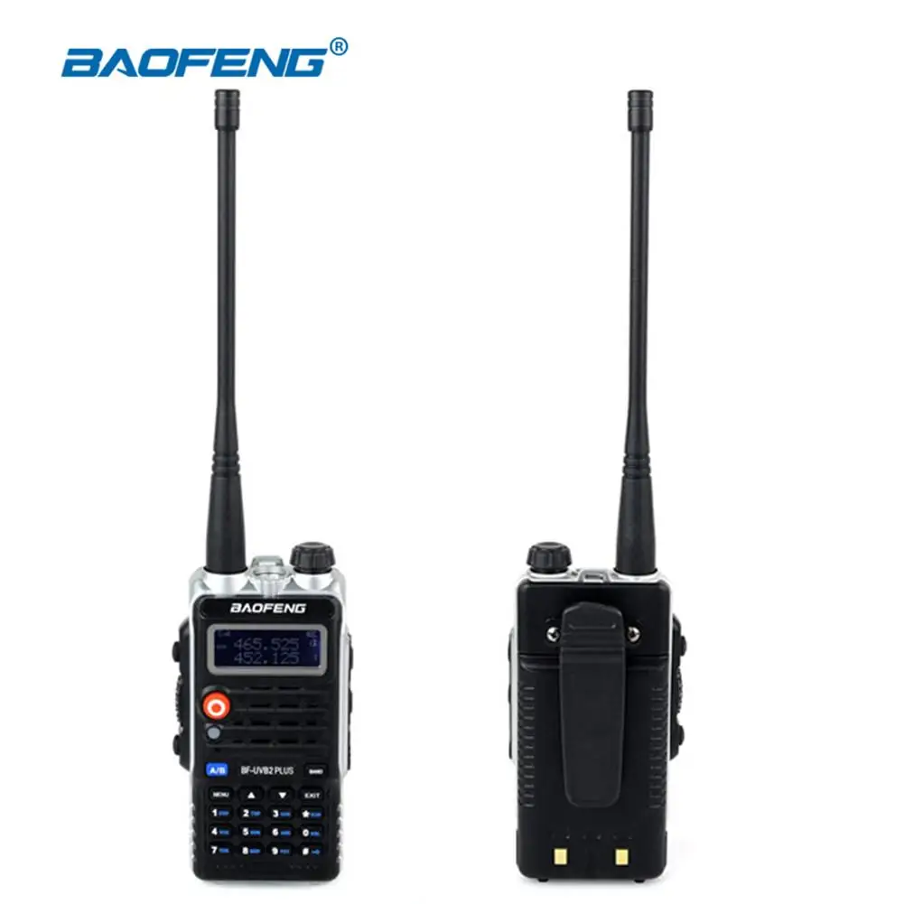 1PCS Baofeng Walkie Talkie BF UVB2PLUS VHF UHF Dual Band DCS Ham Two Way Transceiver Portable 5