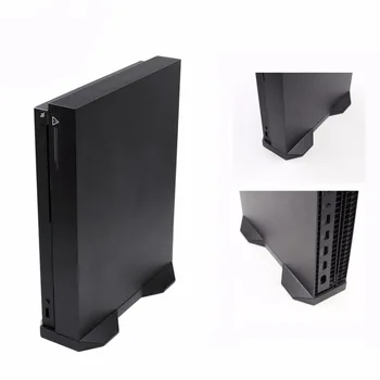 

MASiKEN Black Vertical Stand Mount Holder Base for Xbox One X Cradle Stand Docking Station for X box One X Dock Game Accessories