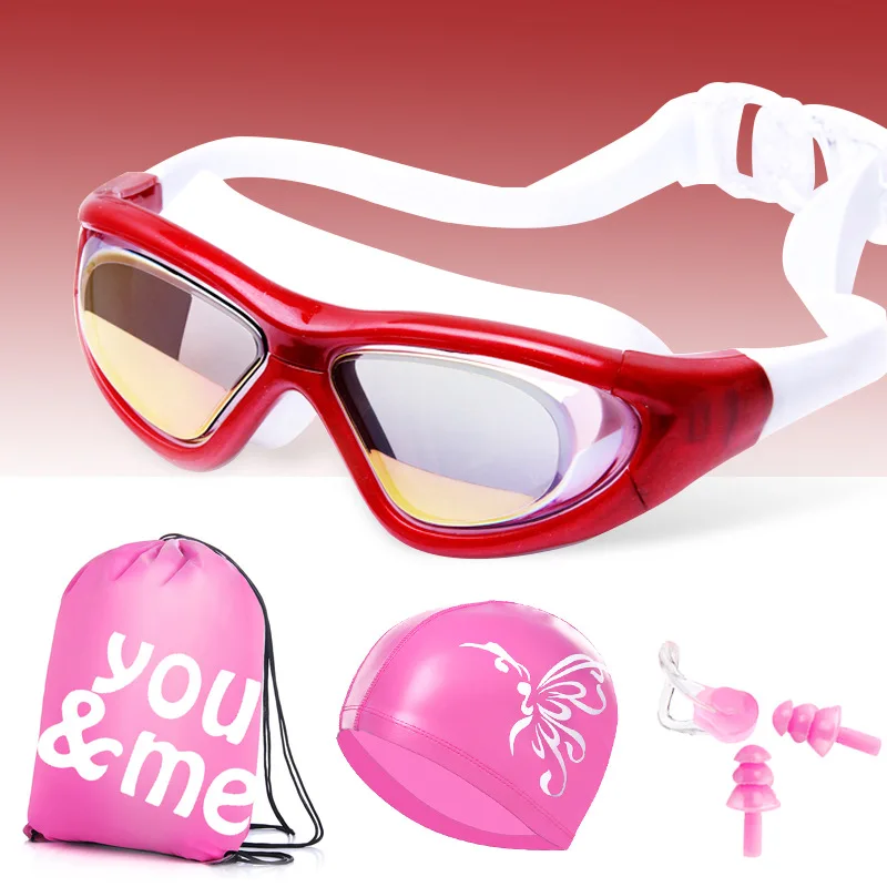 Солнцезащитные очки для велоспорта, Плавание ming очки миопия 0-1,5 до-8 Анти-туман УФ Protecion Плавание ming очки ноль диоптрий взрослых Для мужчин Для женщин Очки для плавания - Цвет: T ER