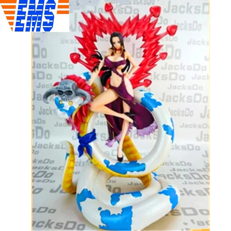 

Statue ONE PIECE Charm Girl Boa Hancock Platform Bust The Snake Ji Full-Length Portrait GK Action Figure Collectible Toy P1030