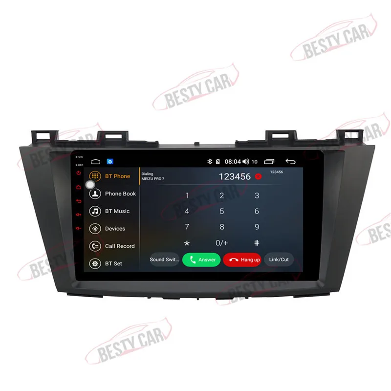 Clearance 9" Android 8.1 Car Multimedia Player Stereo for Mazda 5 2009~2016 GPS Navigation Head Unit DSP 2.5D+IPS 4GB RAM 5