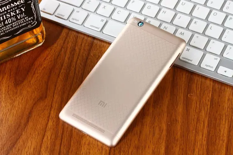 Корпус Redmi3 для Xiaomi Redmi 3, металлическая задняя крышка для батареи, чехол для мобильного телефона, запасные части - Цвет: Gold