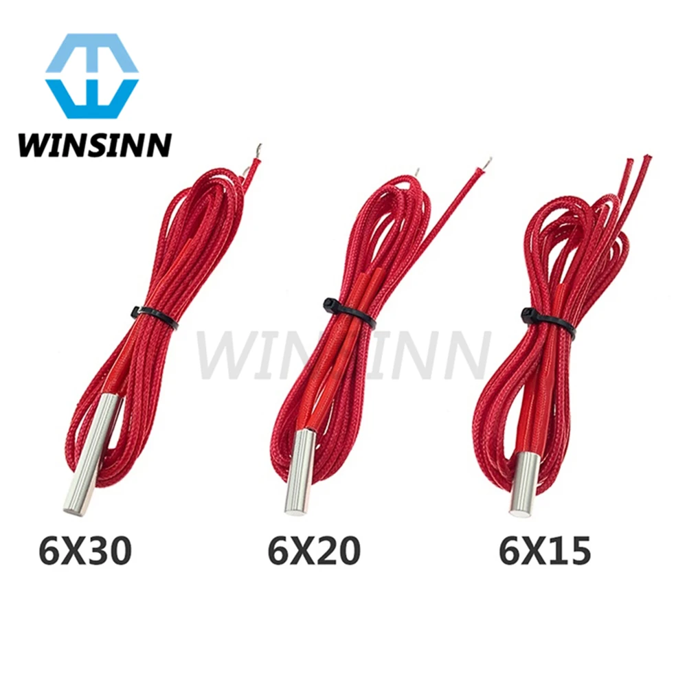 12 V 24 V 30 W 40 W السيراميك سخان خرطوشة 615 620 630 التدفئة أنبوب NTC100K 1 M ل سخان كتلة J-رئيس Hotend الطارد 3D طابعة