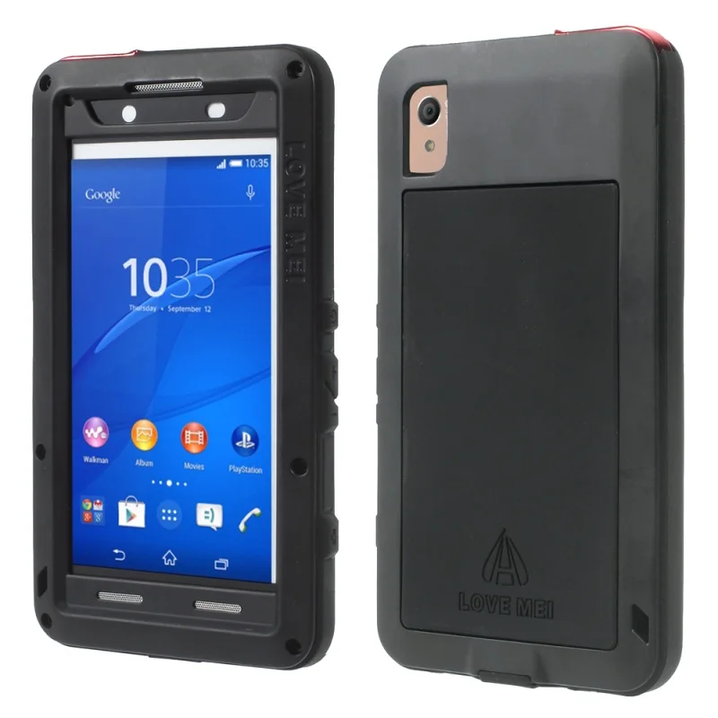 For Sony Xperia Z3 dual LOVE MEI Shockproof Dropproof Dustproof Powerful Case for Sony Xperia Z3