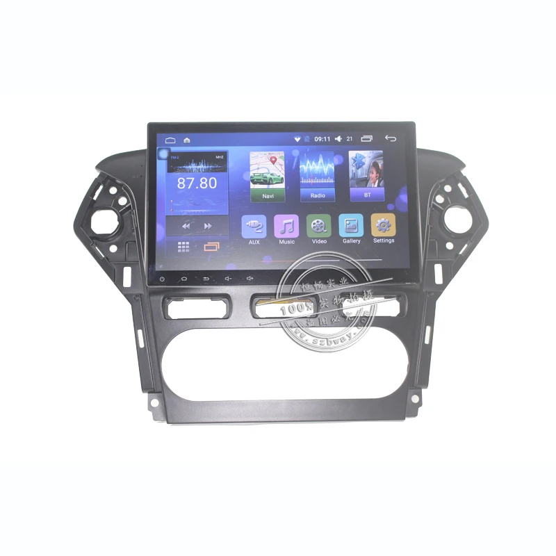 Perfect Bway 10.2" Car radio stereo for Ford Mondeo 2011-2012 Quadcore Android 7.0 car dvd GPS player with 1G RAM,16G iNand 3