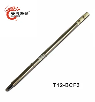 

Gudhep T12 Soldering Iron Tips T12-BCF3 Replacement Tips for 70W 24V FX950 FX951 Soldering Rework Station