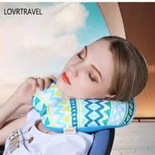 Lovrтуристическая Подушка с микробусинами для путешествий, самолет, Шейная подушка, модный напечатанный самолет, подушка для шеи, подушка для здоровья, подушка для шеи, для путешествий, GU403