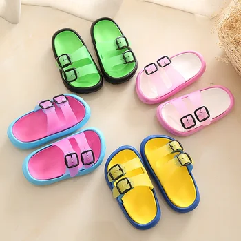 

Slippers Kids for Girls Beach Sandals Summer Baby Slippers Boys Flat House Flip Flop Children Non-slip Korea Home Casual Shoes