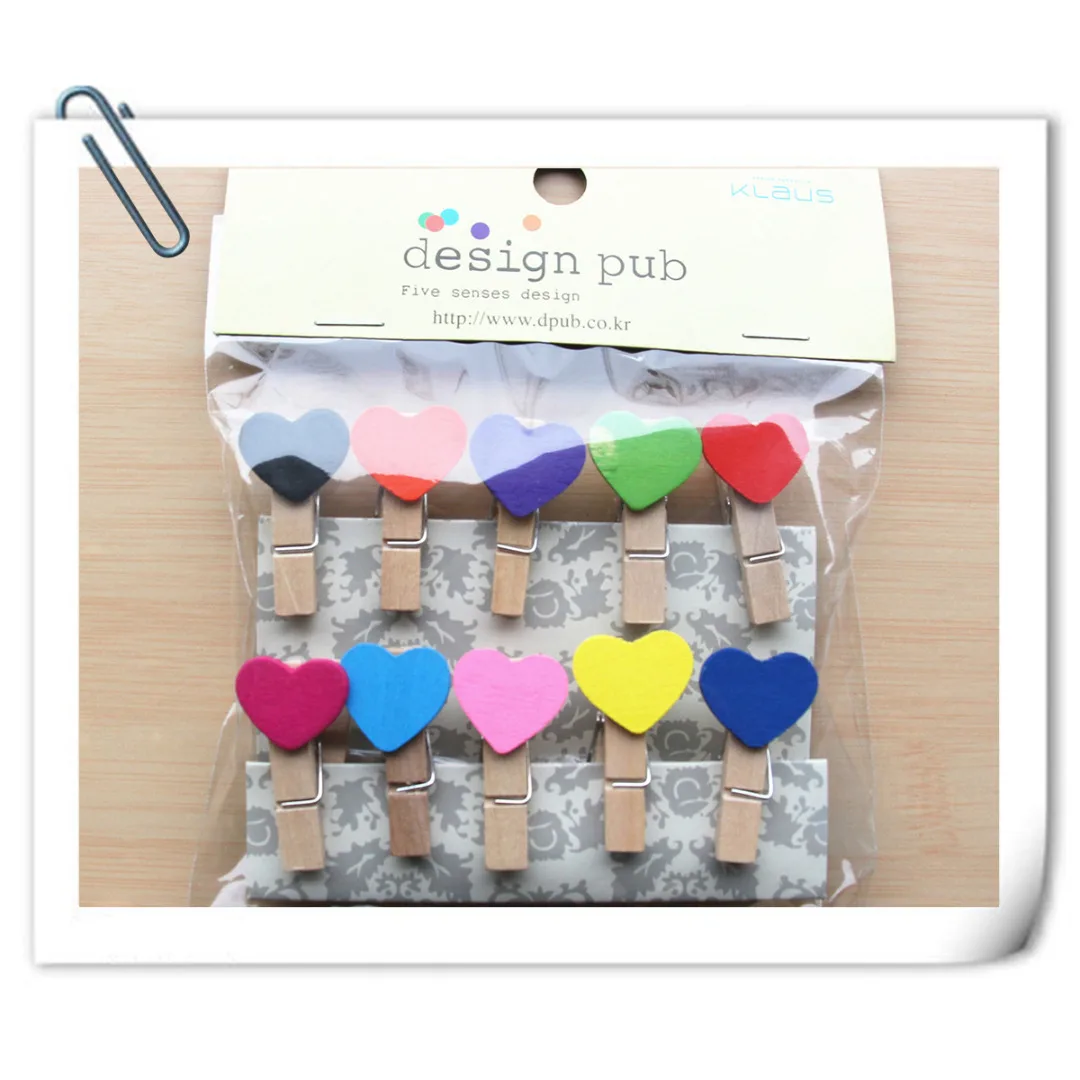 10Pcs DIY Paper Photo Wall Picture Hanging Album Frame Clips Home Bedroom Decor
