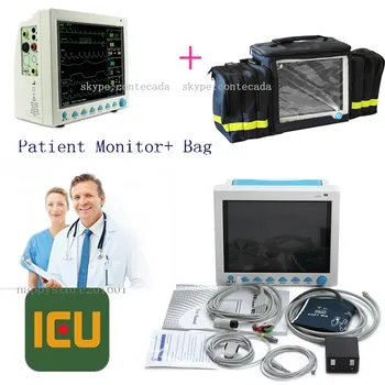 

CONTEC Portable Patient Monitor Vital Signs 6-parameter ICU 12.1"screen,free handbag CMS8000