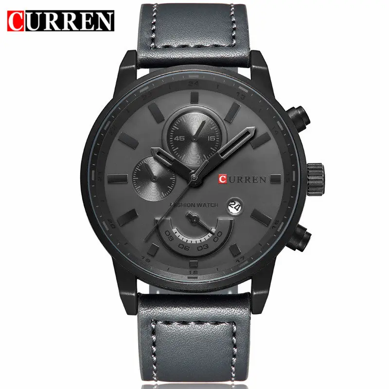 CURREN top luxury brand mens watch Quartz fashion male watches sports Wristwatch Waterproof men watches clock Relogio Masculino